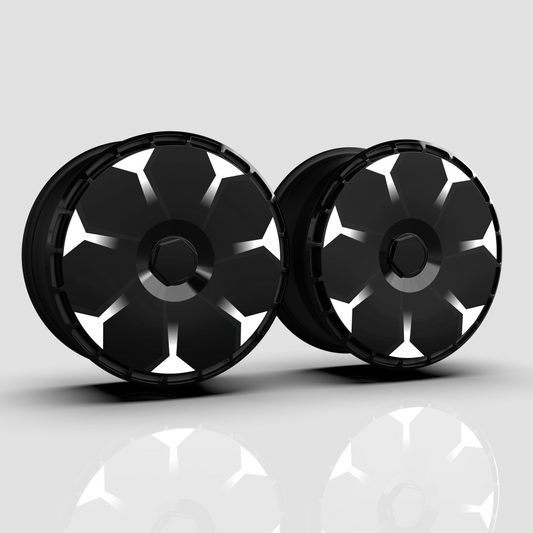 Black Tesla Wheel Covers: KDRT2 | KEDARITTI
