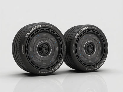 Black Tesla Wheel Covers: KDRT1 | KEDARITTI
