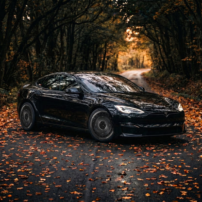 Black Tesla Wheel Covers: KDRT1 | KEDARITTI